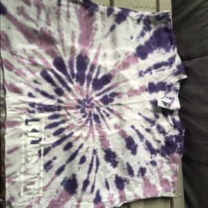 Tye dye t-shirt with the arms cut out